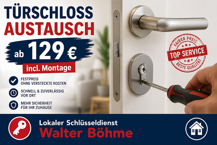 Lokaler Schlüsseldienst der Stadt für Türschloss Austausch