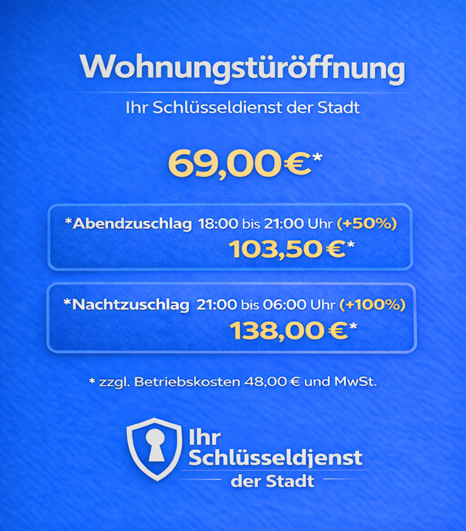 Schlüsseldienst in Herten für eine Wohnungstüröffnung