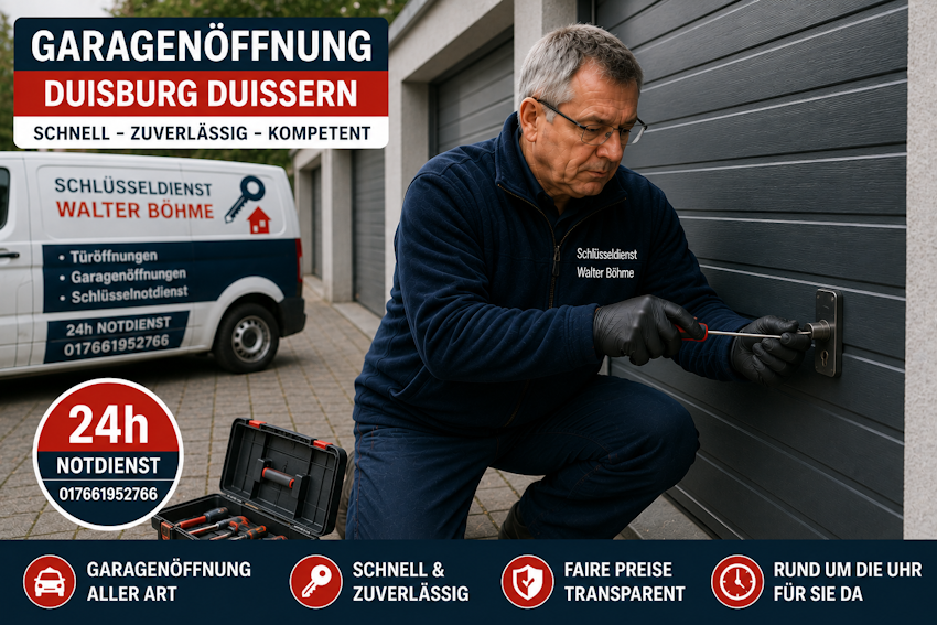 Garagenöffnung in Duisburg Duissern