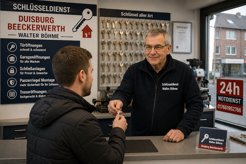 Schlüsseldienst in Duisburg Beeckerwerth