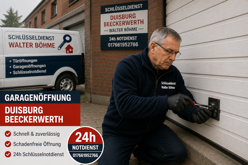 Garagenöffnung in Duisburg Beeckerwerth