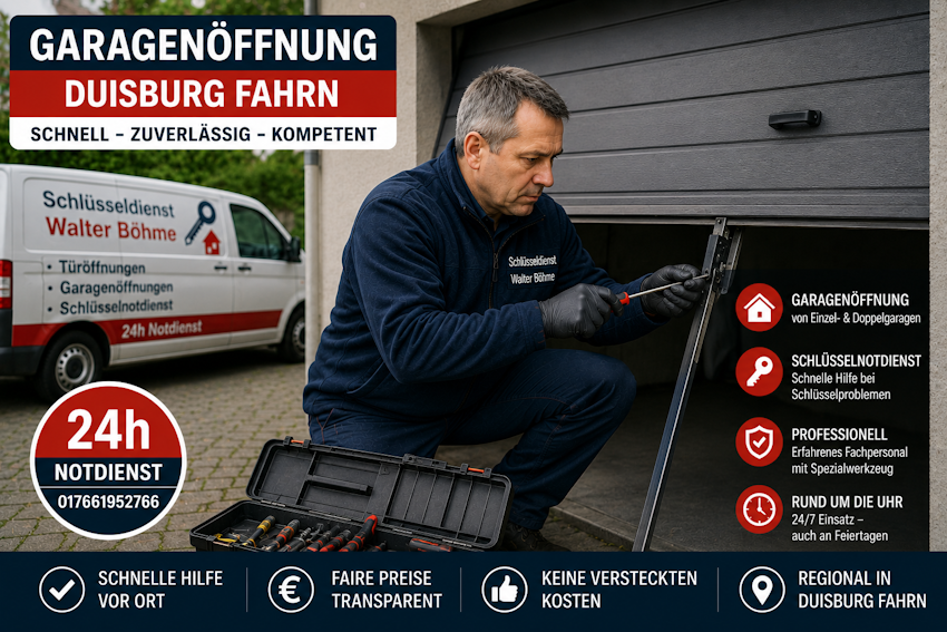 Garagenöffnung in Duisburg Fahrn